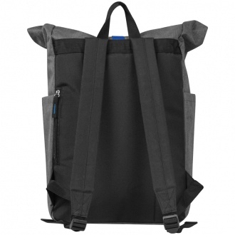 Логотрейд бизнес-подарки картинка: Рюкзак с цветными элементами, синий