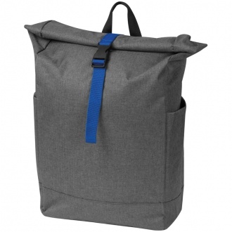 Лого трейд pекламные подарки фото: Рюкзак с цветными элементами, синий