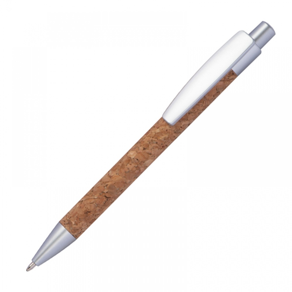 Лого трейд pекламные продукты фото: Пробковая ручка, коричневый