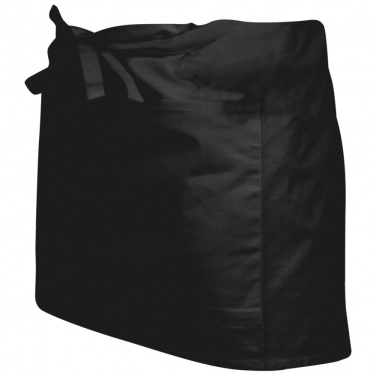 Лого трейд pекламные cувениры фото: Фартук из хлопка - краткий, черный