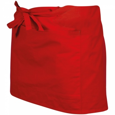 Логотрейд бизнес-подарки картинка: Фартук из хлопка - краткий, красный