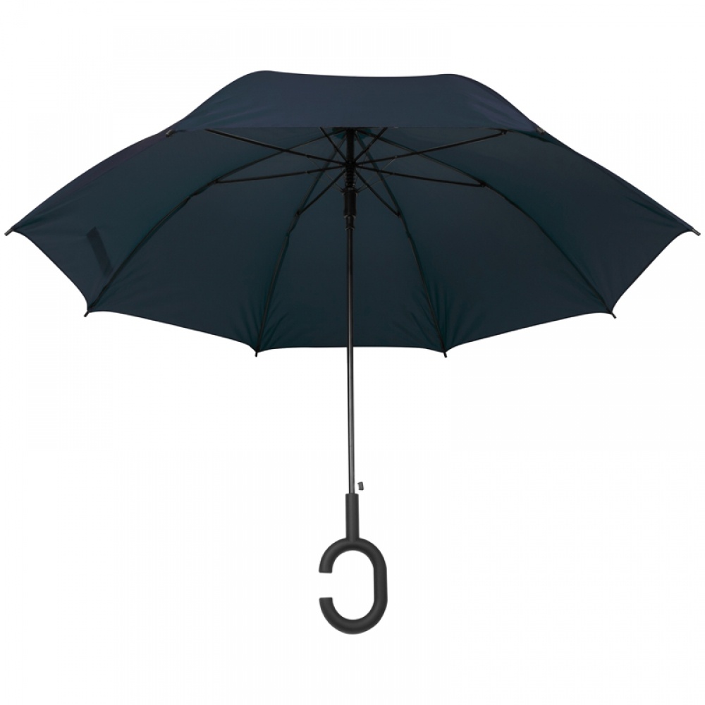 Логотрейд бизнес-подарки картинка: Автоматический зонт, синий