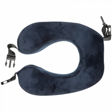 Логотрейд бизнес-подарки картинка: Плюшевая дорожная подушка, синий
