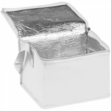 Лого трейд бизнес-подарки фото: Сумка-холодильник для 6 банок, белый