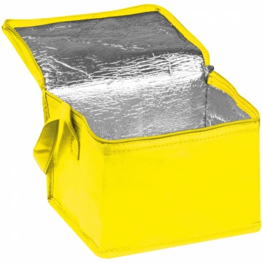 Логотрейд pекламные подарки картинка: Сумка-холодильник для 6 банок, жёлтый