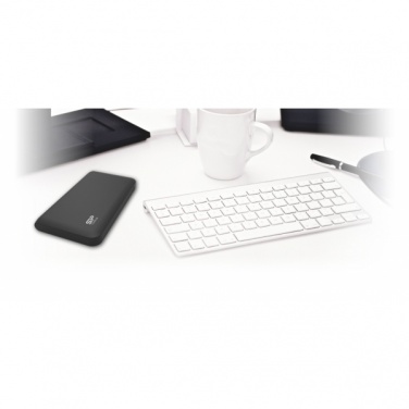 Лого трейд бизнес-подарки фото: Power Bank Silicon Power S200, черный/белый