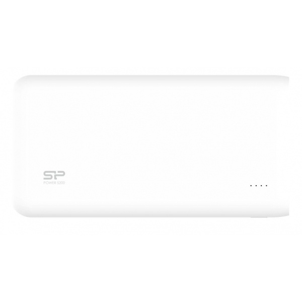 Лого трейд бизнес-подарки фото: Power Bank Silicon Power S200, белый