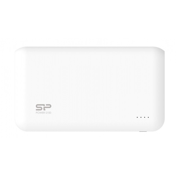 Лого трейд pекламные продукты фото: Power Bank Silicon Power S100, белый