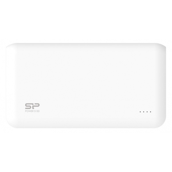 Лого трейд бизнес-подарки фото: Power Bank Silicon Power S150, белый