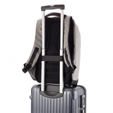 Лого трейд pекламные подарки фото: Рюкзак противоугонный, серый