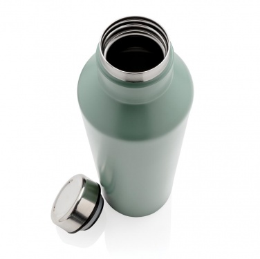 Лого трейд бизнес-подарки фото: Вакуумная бутылка из нержавеющей стали, 500 мл, зелёная