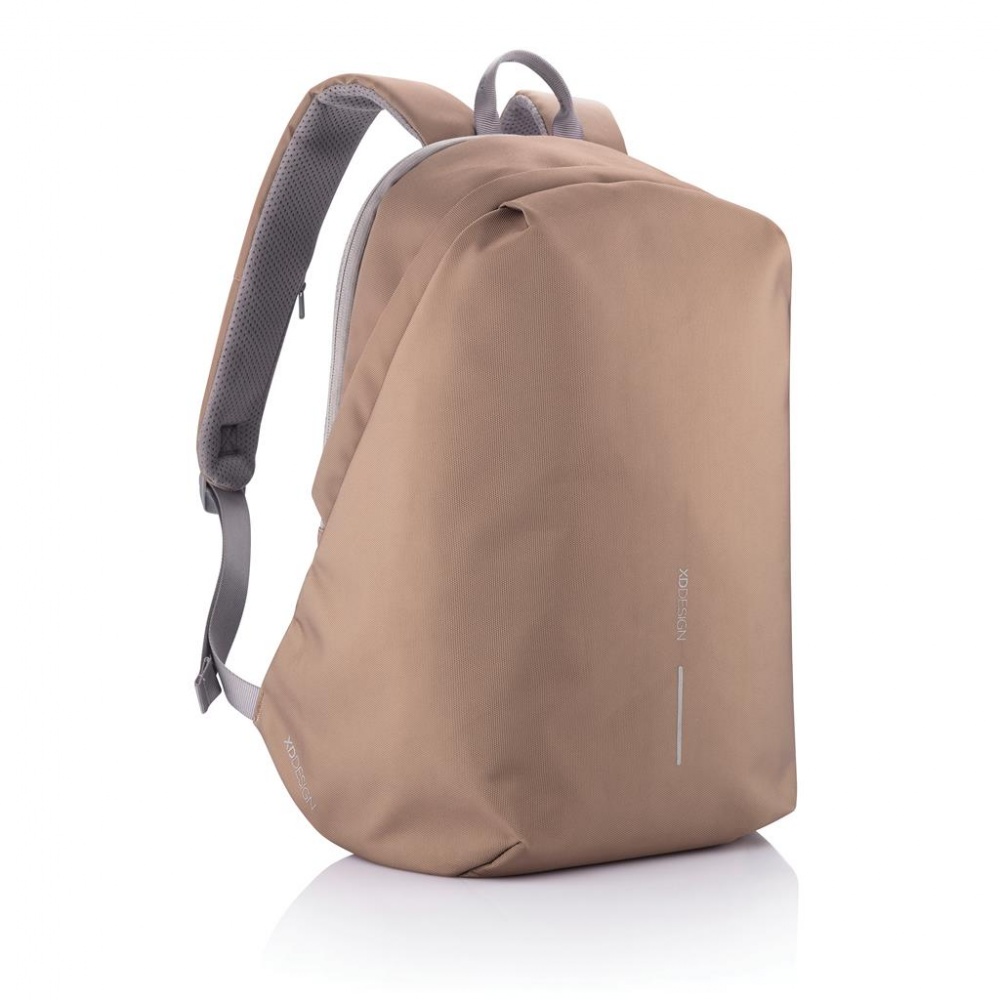 Логотрейд бизнес-подарки картинка: Антикражный рюкзак Bobby Soft, коричневый