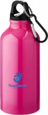Лого трейд pекламные cувениры фото: Бутылка для питья с карабином, неоново-розовый