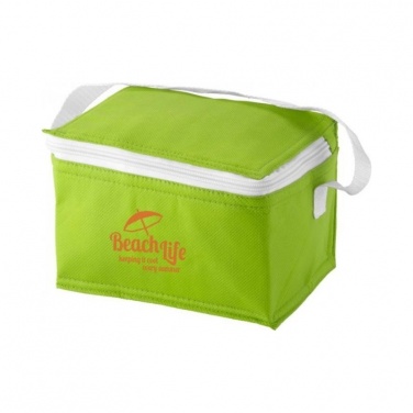 Логотрейд бизнес-подарки картинка: Сумка-холодильник на 6 банок, светло-зеленый