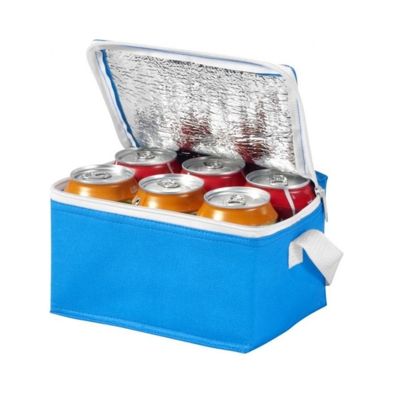 Логотрейд бизнес-подарки картинка: Сумка-холодильник на 6 банок, голубой