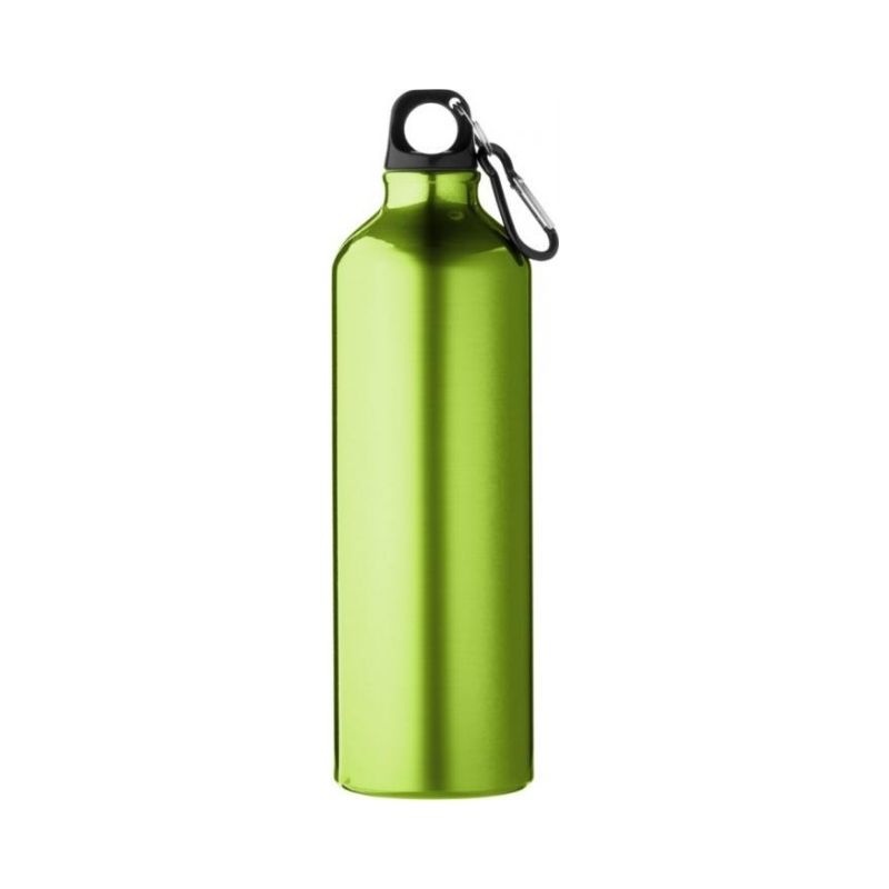 Лого трейд pекламные подарки фото: Бутылка с карабином, светло-зеленый