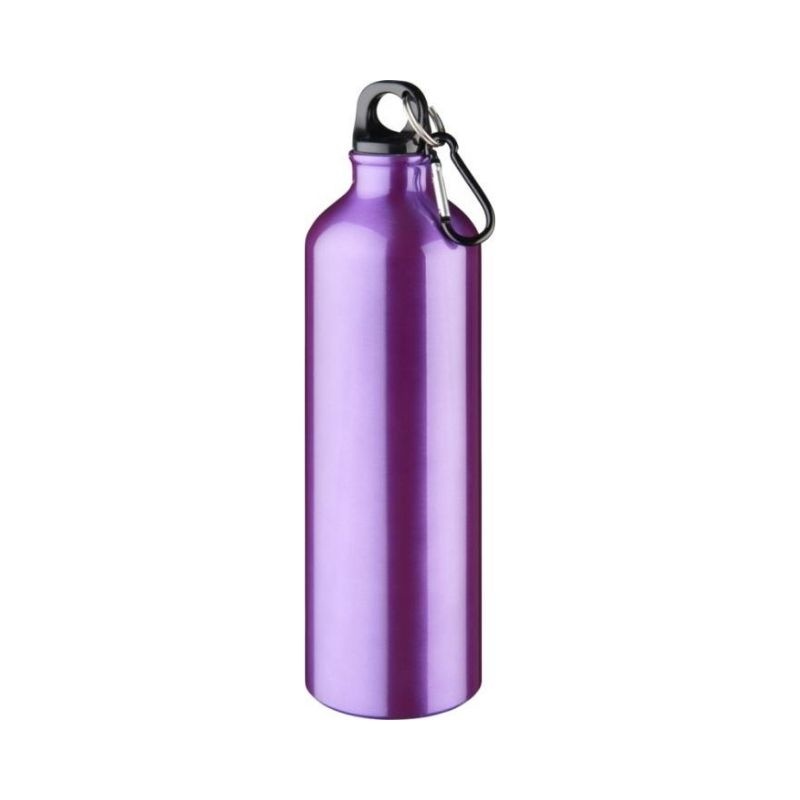 Логотрейд бизнес-подарки картинка: Спортивная бутылка Pacific с карабином, пурпурный