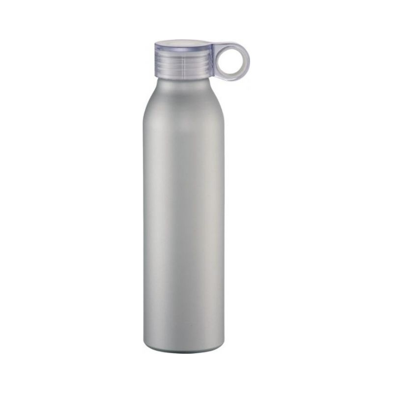 Логотрейд pекламные cувениры картинка: Спортивная бутылка Grom, серебряный