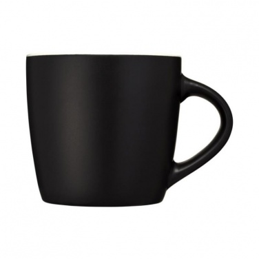 Лого трейд pекламные подарки фото: Керамическая чашка Riviera, черный/белый