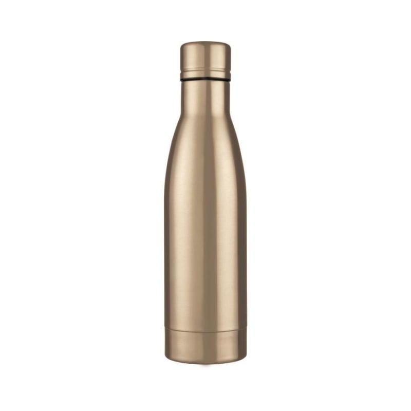 Лого трейд бизнес-подарки фото: Вакуумная бутылка Vasa c медной изоляцией, розовое золото