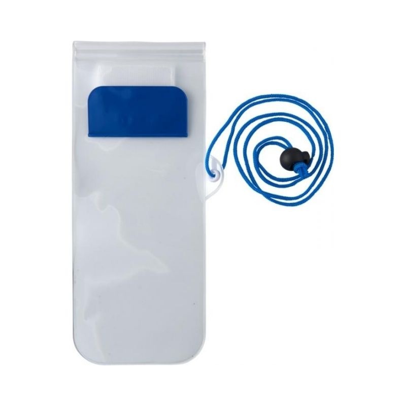 Лого трейд бизнес-подарки фото: Mambo водонепроницаемый чехол, cиний