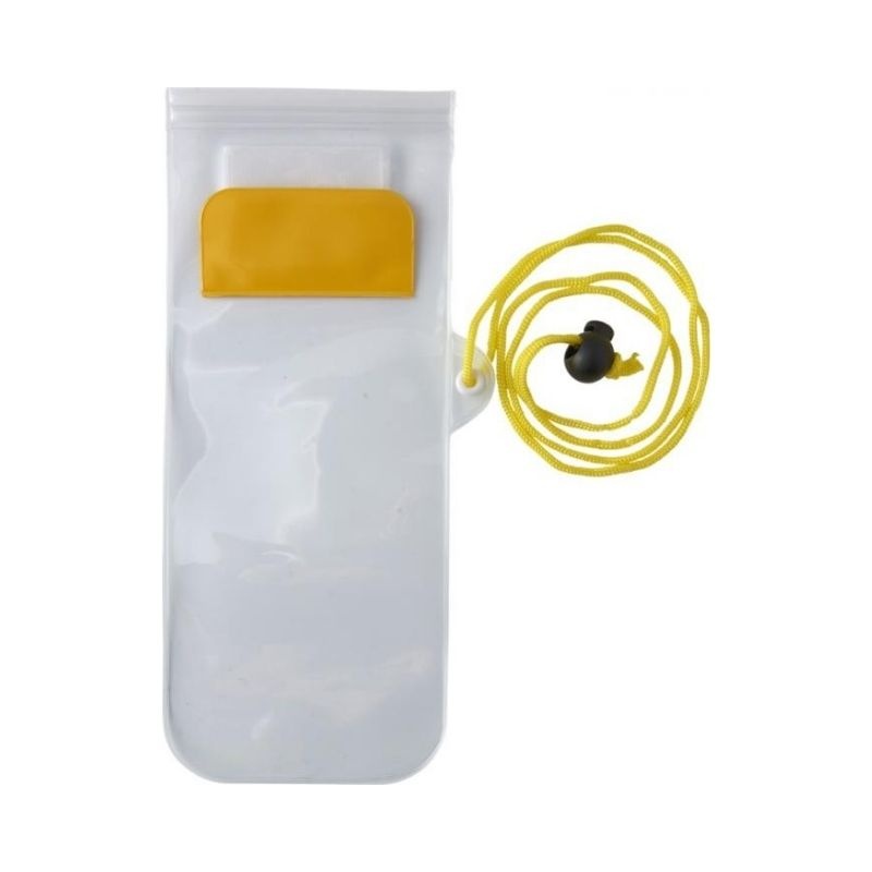 Логотрейд pекламные подарки картинка: Mambo водонепроницаемый чехол, жёлтый