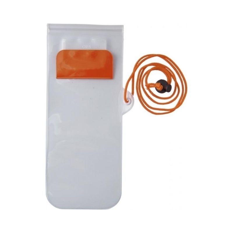 Лого трейд бизнес-подарки фото: Mambo водонепроницаемый чехол, оранжевый