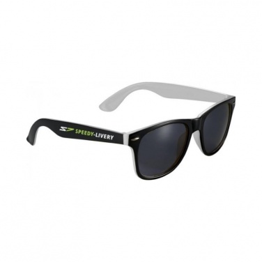 Лого трейд pекламные подарки фото: Sun Ray темные очки, белый