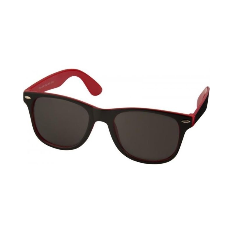 Логотрейд pекламные подарки картинка: Sun Ray темные очки, красный