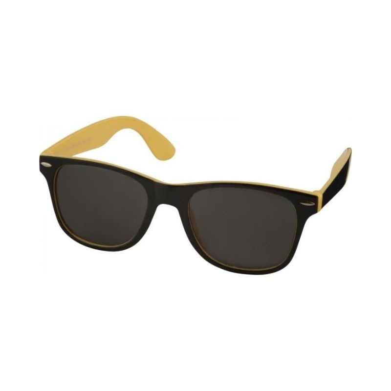 Логотрейд бизнес-подарки картинка: Sun Ray темные очки, жёлтый