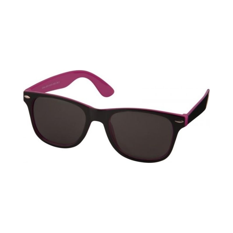 Лого трейд pекламные подарки фото: Sun Ray темные очки, розовый