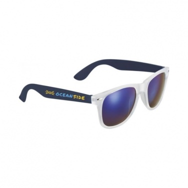 Логотрейд pекламные подарки картинка: Солнцезащитные очки Sun Ray Mirror, тёмно-синий
