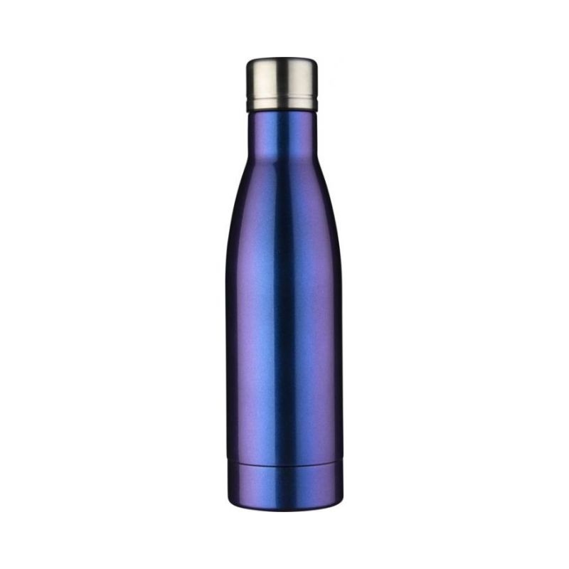 Лого трейд pекламные продукты фото: Vasa сияющая вакуумная бутылка с изоляцией, cиний