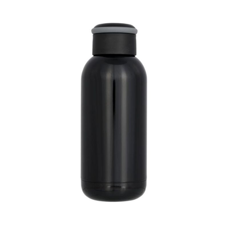 Лого трейд бизнес-подарки фото: Copa мини-медная вакуумная изолированная бутылка, чёрная