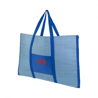 Логотрейд бизнес-подарки картинка: Пляжная складная сумка-тоут и коврик Bonbini, cиний