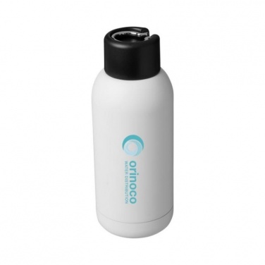 Логотрейд pекламные подарки картинка: Спортивная бутылка с вакуумной изоляцией Brea объемом 375 мл, белый