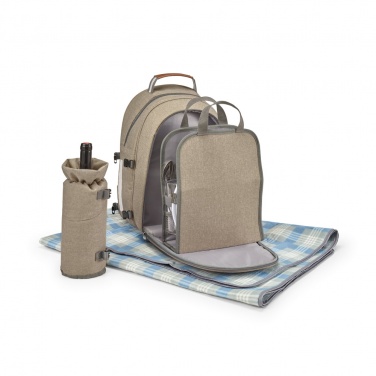 Логотрейд бизнес-подарки картинка: VILLA. Термический рюкзак для пикника, коричневый