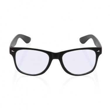 Лого трейд бизнес-подарки фото: Sinise valguse prillid, must
