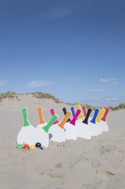 Лого трейд бизнес-подарки фото: Набор для пляжных игр Bounce, oранжевый