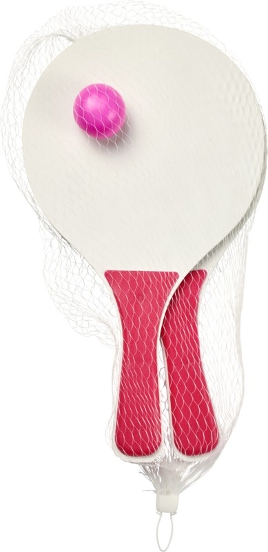 Логотрейд бизнес-подарки картинка: Набор для пляжных игр Bounce, светло-розовый