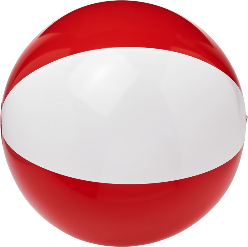 Логотрейд pекламные подарки картинка: Непрозрачный пляжный мяч Bora, красный