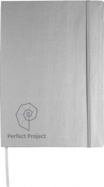 Логотрейд pекламные продукты картинка: Классический деловой блокнот, cеребряный