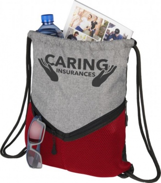 Логотрейд бизнес-подарки картинка: Voyager drawstring backpack, красный