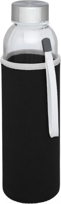Лого трейд pекламные cувениры фото: Спортивная бутылка Bodhi из стекла объемом 500 мл, черный