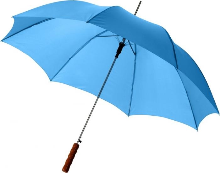 Лого трейд pекламные подарки фото: Автоматический зонт Lisa 23", голубой