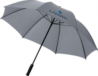 Логотрейд pекламные подарки картинка: Зонтик-трость Yfke 30" с ручкой из ЭВА , серый
