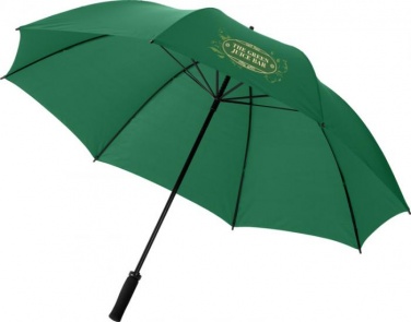 Логотрейд бизнес-подарки картинка: Зонтик-трость Yfke 30" с ручкой из ЭВА, темно-зеленый
