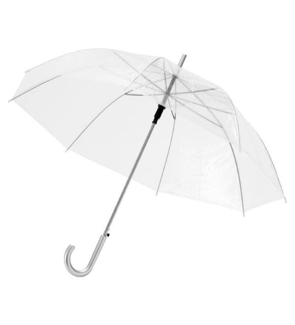 Лого трейд pекламные cувениры фото: Прозрачный автоматический зонт Kate 23", прозрачный