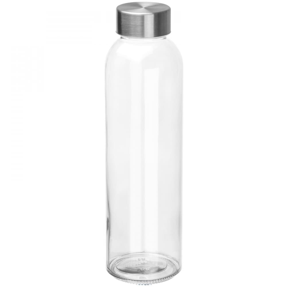 Логотрейд pекламные подарки картинка: Cтеклянная бутылка 500 мл, прозрачный