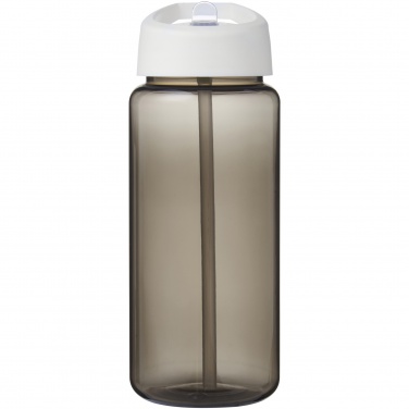 Спортивная бутылка H2O Active® Octave Tritan™ 600 мл с крышкой-носиком, Угольно-серый / белый – детальный вид 2